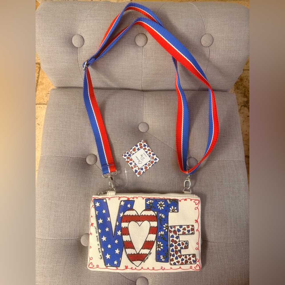 Brighton Vote Election Day 2024 Crossbody Pouch